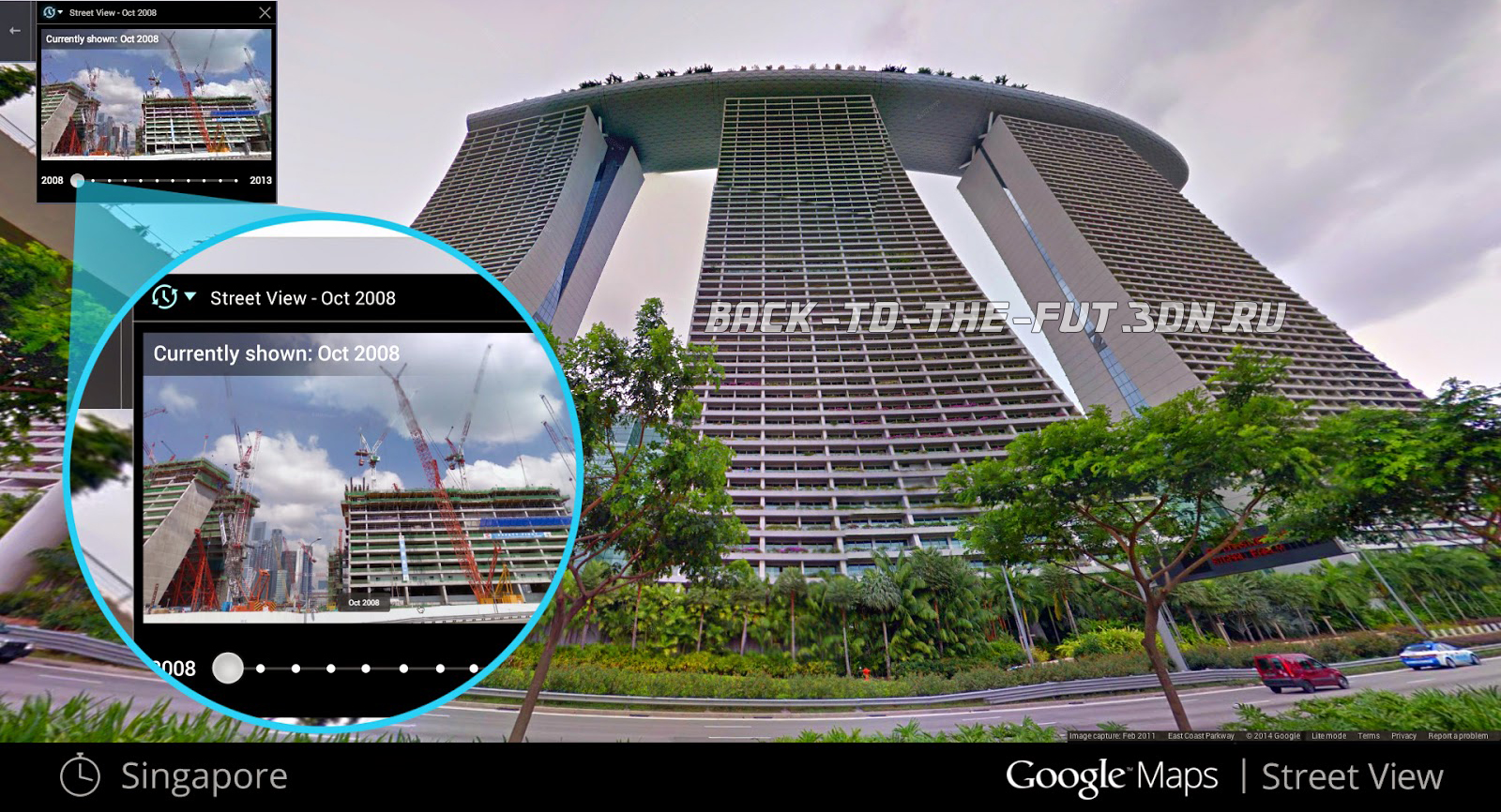 Путешествие в прошлое с Google Street View